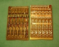 An Atlas type 822 printed-circuit board (six flip-flops) 